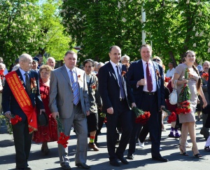 Ветеранов войны, тружеников тыла и жителей города поздравил Мэр И.Н.Сорокин