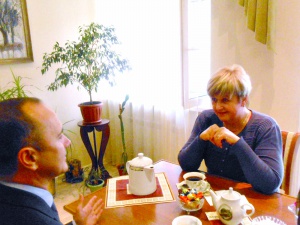 Встреча Мэра И.Н.Сорокина с ректором ЮФУ М.А.Боровской